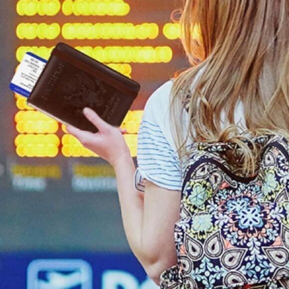 Leather Passport Cover  - Picture 4 of 5